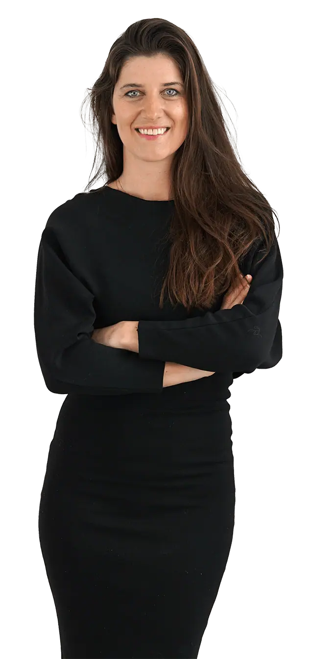Profilbild von der Moderatorin und Kommunikationstrainerin Marina Herzmayer